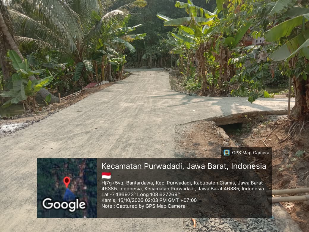 Pembangunan Lanjutan Jalan Desa Dusun Sukadana Desa Bantardawa
