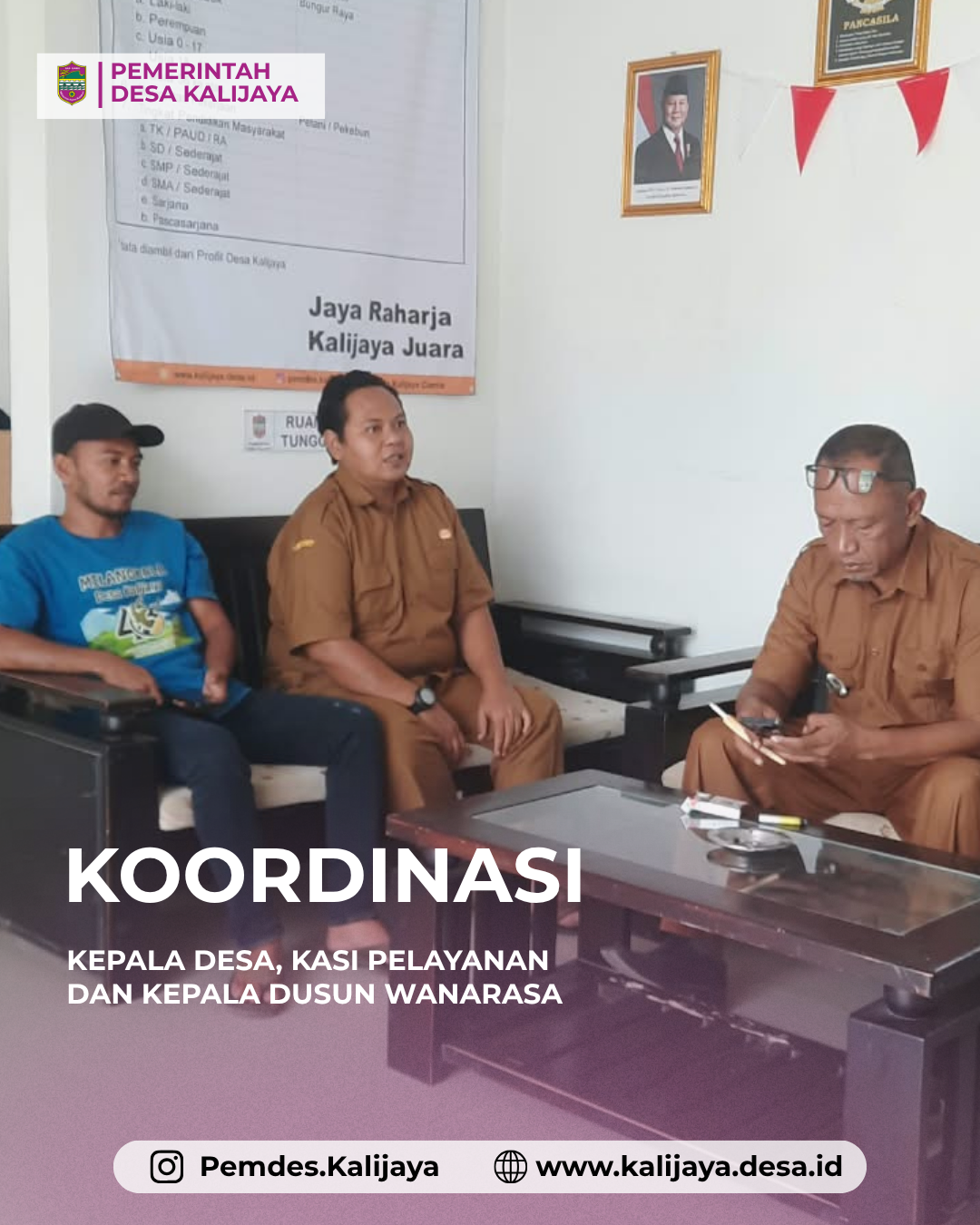 Rapat Koordinasi Perangkat Desa dengan Kepala Desa: Membahas Permasalahan dan Solusi dalam Meningkatkan Pelayanan kepada Masyarakat